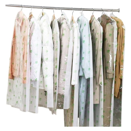 ティッシュ式洋服カバー 50枚セット（クローバー） | フォーラル