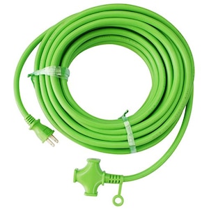 �G�a�H�Ɓb�f�J�������R�[�h 10m 15A 2P 3��(�O���[��)�bKM22-10