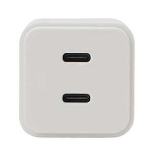 QTJ�i�N�I���e�B�g���X�g�W���p���j�bPD35W�Ή� Type-C2�|�[�g AC�A�_�v�^�i�z���C�g�j�bQU-0202WH