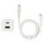 QTJ�i�N�I���e�B�g���X�g�W���p���j�bPD35W�Ή� Type-C1�|�[�g/USB1�|�[�g AC�A�_�v�^+CTOC�P�[�u���i1m/�z���C�g�j�bQTC-026WH