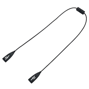ZEQUE�b�V���R���O���X�R�[�h �����O 50.5cm(�u���b�N)�bAS-080