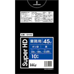 �n�E�X�z�[���h�W���p���b�S�~�� 45L 80�~65cm ����0.02mm 10���� GH42 ���bGH42