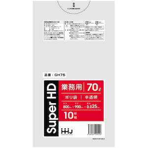 �n�E�X�z�[���h�W���p���b�S�~�� 70L 90�~80cm ����0.025mm 10���� GH75 �������bGH75