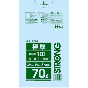 �n�E�X�z�[���h�W���p���b�S�~�� 70L 90�~80cm ����0.08mm 10���� GT78 �����bGT78