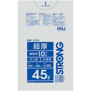 �n�E�X�z�[���h�W���p���b�S�~�� 45L 80�~65cm ����0.05mm 10���� GT44 �������bGT44