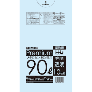 �n�E�X�z�[���h�W���p���b�S�~�� 90L 100�~90cm ����0.04mm 10���� MX93 �����bMX93