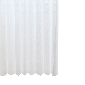 ���h���[�X�b�A�R�[�f�B�I���J�[�e�� �ς��ς� �A���x�X�N�� ��150cm�~��100cm �z���C�g�b30052WH150