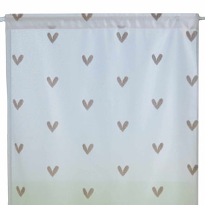 ���h���[�X�b�������[�X�J�[�e�� �n�[�g�� ��70cm�~��90cm �O���[�W���b34076GRB90