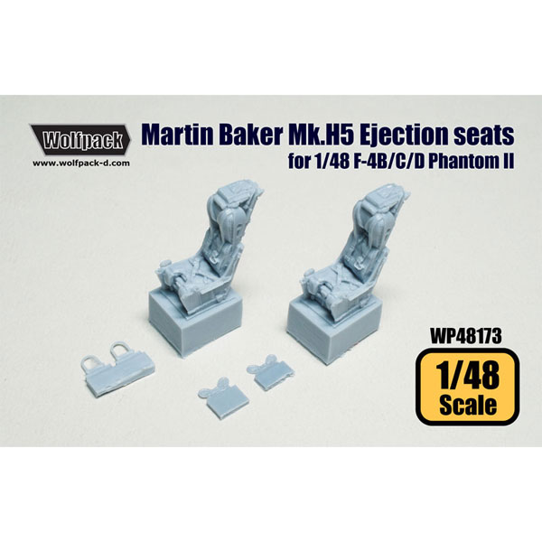 マーチンベイカー 1/48 マーチン・ベイカーMk.H5 射出座席（F-4B/C/D用）2pcs