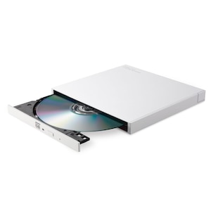 Logitec�b���W�e�b�N�b�O�t�� DVD�h���C�u CD/DVD�Ή� Type-C�Ή� �Đ�/�����݃\�t�g�t�i�z���C�g�j�bLDR-PXA8CU2LWH