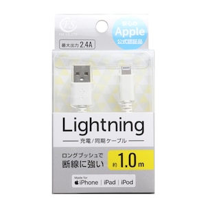 FSC�b���C�g�j���O�P�[�u�� 1.0m�i�z���C�g�j�bFS-MFIAL100-WH