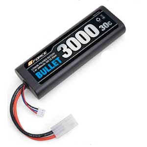 京商・g-force・バッテリー新品・5本セット BULLET LiPo 7.4V 4100mAh【GFG008】 | G-FORCE | GF GFG008