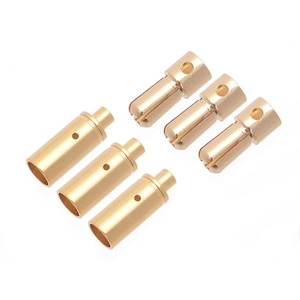 3.5mmコネクタセット(ブラシレスモーター用オスメス 各3本入)【GA057】