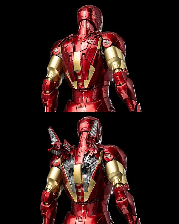 DLX アイアンマン・マーク6 1/12 可動フィギュア[スリー・ゼロ] 1/12 DLX Iron Man Mark 6（DLX アイアンマン・マーク6
