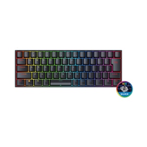 REDRAGON（レッドラゴン）｜ゲーミングキーボード 66キー コンパクト 60％ 日本語配列 銀軸｜K630RGB-JPTI