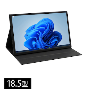 ITPROTECH�b�A�C�e�B�v���e�b�N�b���o�C���t���f�B�X�v���C(18.5�^/IPS/FullHD 1920�~1080/60Hz/miniHDMI/USB TYPE-C�EmicroUSB-D-Sub/VESA)(�u���b�N)�bLCD18HCR-IPS