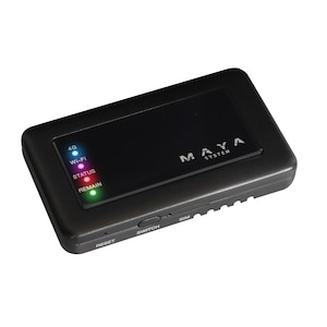 MAYA SYSTEM｜車載対応クラウドSIM型 バッテリーレス Wi-Fi モバイルルーター MD1（ブラック）｜MS4GDB03