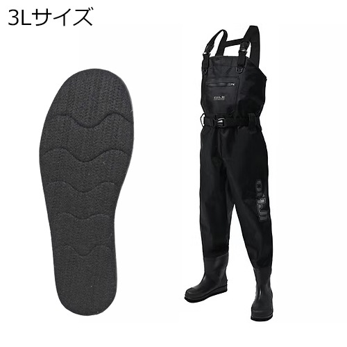 チェストハイウェダー 420D フェルト SSサイズ/23.0～23.5cm