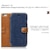 ZENUS｜iPhone6用 手帳型ケース Denim Vintage Pocket Diary｜Z4028I6