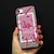 Dparks�biPhone SE(��3/2����)/8/7�p �u���b�N�P�[�X FLAMINGO SQUARE�i�s���N�j�bDS8308I7