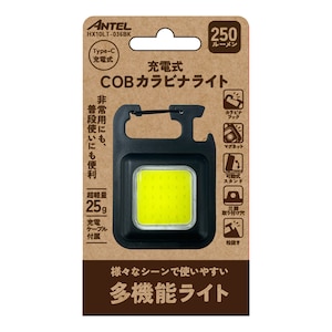 ANTEL�bUSB Type-C�[�d���@LED�@ COB�~�j���C�g�@250lm�bHX10LT-036BK
