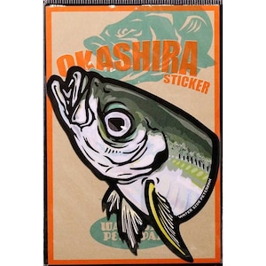 �E�H�[�^�[�T�C�h�s�[�^�[�p���bOKASHIRA �X�e�b�J�[ 25�~15cm(L/�A�W)�bOKASHIRA ��¶- 25�~15cm(L/���)