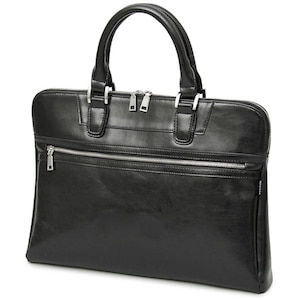 REGiSTA(���W�X�^)�bREGiSTA Split Leather Briefcase�iBLACK�j�bBF018610-1A-2A