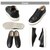 glabella(�O���x��)�bglabella Split Leather Sneakers�iBLACK S�T�C�Y(25.0-25.5cm)�j�bBF021750-1A-2A