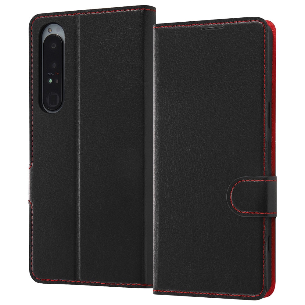 Xperia 1 IV（SO-51C/SOG06/Softbank）用 耐衝撃 手帳型ケース