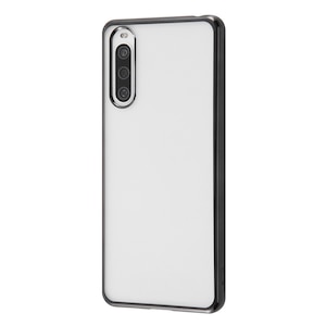 ���C�A�E�g�bXperia 10 IV�iSO-52C�j�p TPU�\�t�g�P�[�X ���^���b�N�t���[���i�u���b�N�j�bRT-RXP10M4HT2/BM