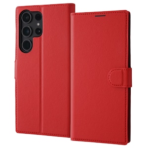 ���C�A�E�g�bGalaxy S23 Ultra�iSC-52D/SCG20�j�p �蒠�^�P�[�X �}�O�l�b�g�i���b�h�j�bRT-GS23UELC1/R