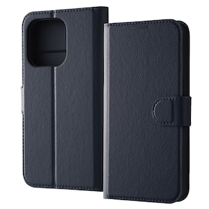 ���C�A�E�g�biPhone15 Pro�i6.1inch/3��j�p �ϏՌ� �蒠�^���U�[�P�[�X �V���v�� �}�O�l�b�g�i�_�[�N�l�C�r�[�j�bRT-P42ELC1/DN