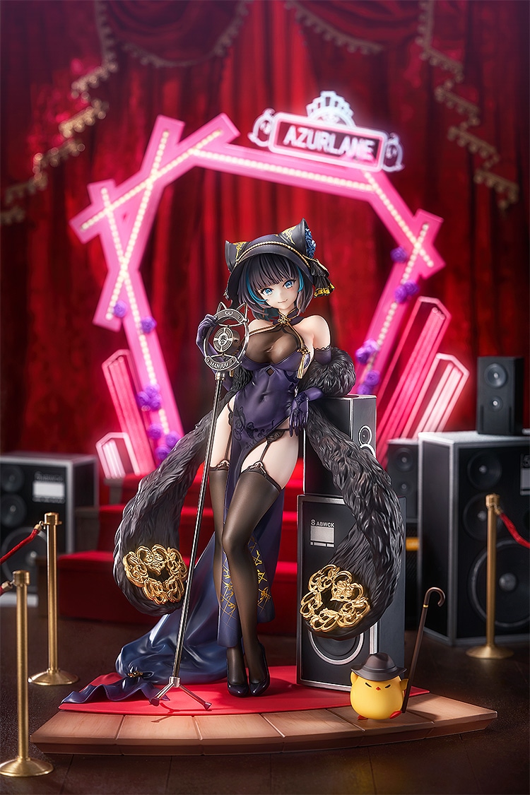 アズールレーン チェシャー 音楽絢爛ケットシー ガレージキット 塗装済み完成品 アズールレーン チェシャー(音楽絢爛ケットシー） フィギュア