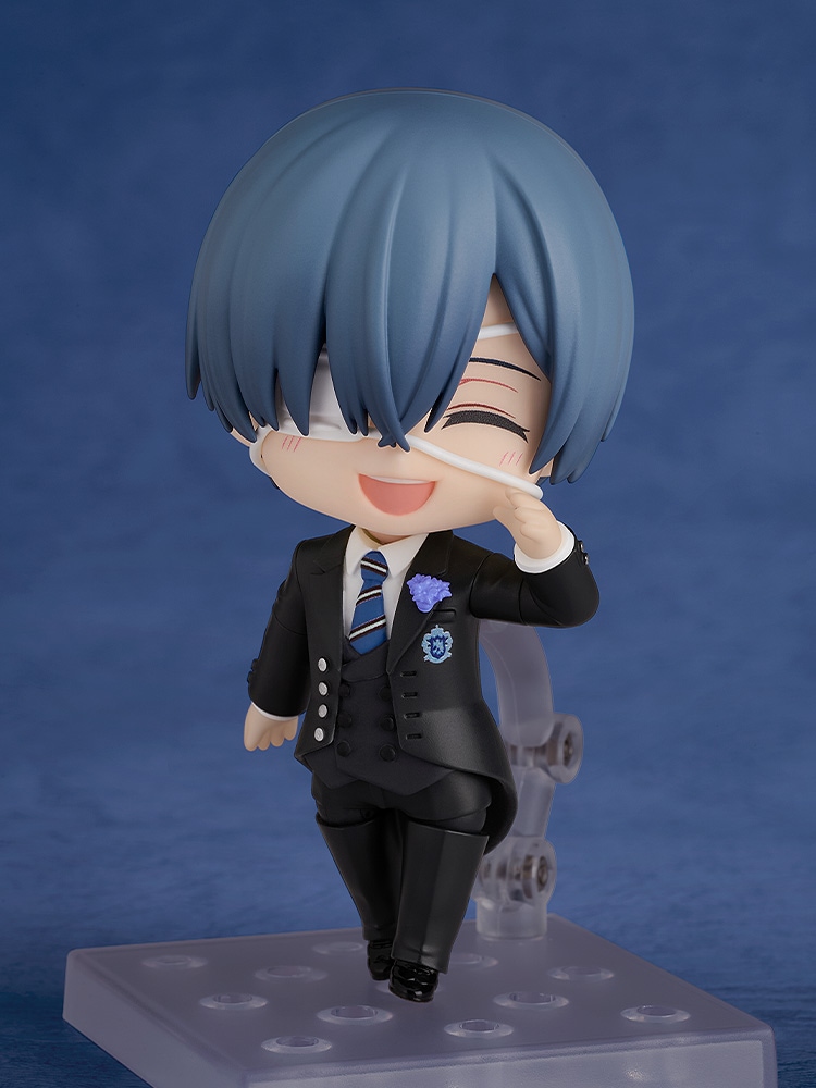 ねんどろいど シエル セバスチャン 紺碧の梟寮 Ver. ねんどろいど シエル・ファントムハイヴ 紺碧の梟寮 Ver.(黒