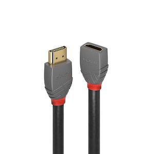 LINDY�bLINDY�i�����f�B�[�j HDMI�����P�[�u�� 0.5m ver2.0 �wANTHRA LINE�x (�^��:36475)�b36475(LINDY)