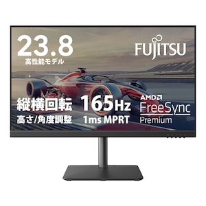 �x�m�ʁbFUJITSU�b�t���f�B�X�v���C(23.8�^/IPS/FullHD 1920�~1080/165Hz/1ms/HDMI/D-Sub/VESA/5�N�ۏ�)(�u���b�N)�bVTA24021BT