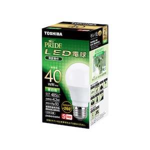 ���ŁbLED�d�� ��ʓd���` 40W�`����/485lm�i�����F�����j�y1�z�bLDA4N-D-G/S40V1