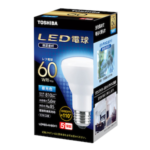 ���ŁbLED�d�� ���t�d���` 60W�`����/810lm�i�����F�����j�y1�z�bLDR6D-H/60V1