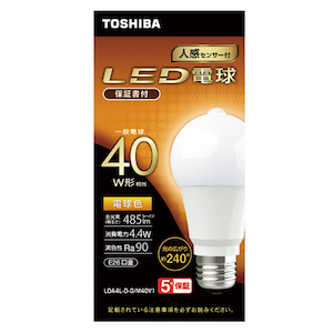 ���ŁbLED�d�� ��ʓd���` 40W�`����/485lm�i�d���F�����j�y�l���Z���T�[�t���z �y1�z�bLDA4L-D-G/M40V1