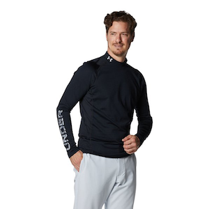 アンダーアーマー｜コールドギア フィッティド ロングスリーブ モック シャツ（Black/ModGray/ModGray・サイズ：XL）【在庫処分】｜1375336-001-XL