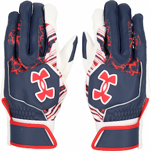 �A���_�[�A�[�}�[�bUA�N���[���A�b�v �o�b�e�B���O�O���[�u�iMidnight Navy/White/Red�E�T�C�Y�FMD�j�bDOM-6001310-410-MD