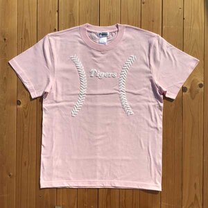 阪神タイガース承認 ボールプリントtシャツ ピンク メンズ サイズ Xl Joshin Webショップ 通販 Vmc