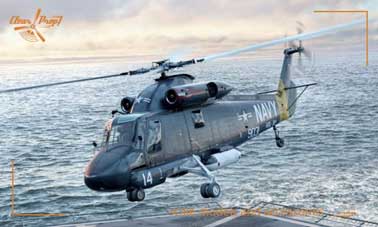 プラモデル　1/72 UH-2C シースプライト [CPU72017] 1/72 UH-2C シースプライト【CPU72017】 | クリアープロップ