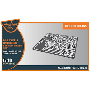 �N���A�[�v���b�v�b1/48 I-16 �^�C�v5 �����G�b�`���O�p�[�c (�N���A�[�v���b�v�I�p)�yCPUA48022�z�b�ް�ްCPUA48022 I-16Ų��