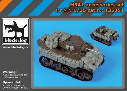 M5A1用アクセサリーセット (AFVクラブ用) (プラモデル) - ホビー