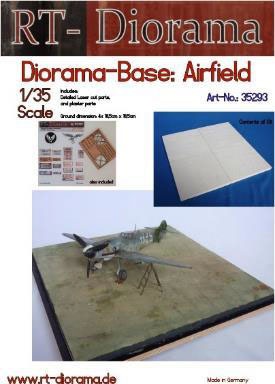 1/35 ディオラマベース 飛行場【RTD35293】 | RTディオラマ 1/35 ディオラマベース 飛行場【RTD35293】 | RTディオラマ