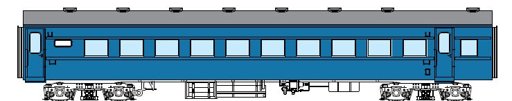 エンドウ製キット組み スロ54(HO) 鉄道模型