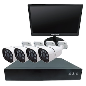 �u���[�h�E�H�b�`�b800����fNVR-PoE �h�ƃJ�����Z�b�g(�J����4��/HDD�e�ʁF4TB)�bSEC-N-4K-16L-4T