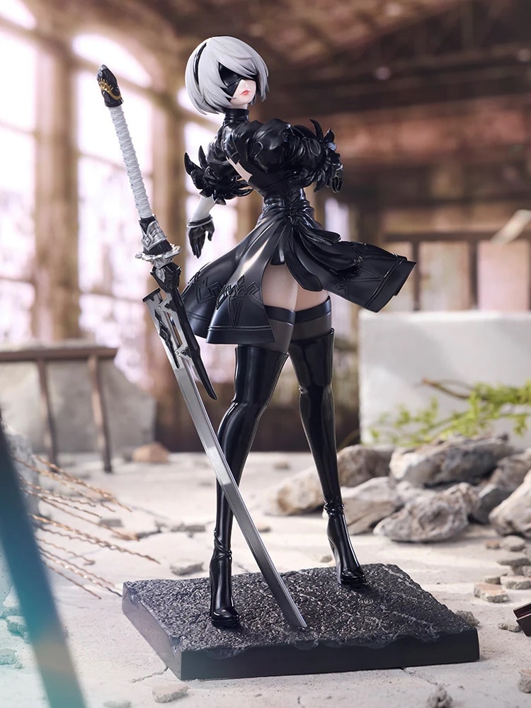 NieR:Automata 2B ヨルハニ号B型モデル 腕時計 ニーアオートマタ 2B(ヨルハ二号B型) モデル 腕時計 NieR:Automata NieR:Automata