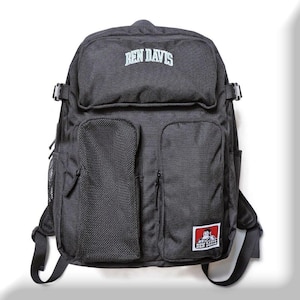 BEN DAVIS(�x���f�C�r�X)�bBEN DAVIS �x���f�C�r�X W-MESH DAYPACK�iBLACK/GREEN�j�bBF025636-1A-2B